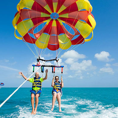 Parasailing in Andaman Islands